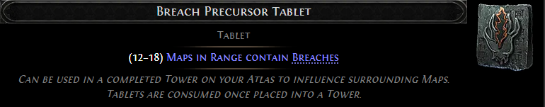 MMOJUGG Path of Exile 2 Breach Precursor Tablet * 5 Details View of Item Function and Use